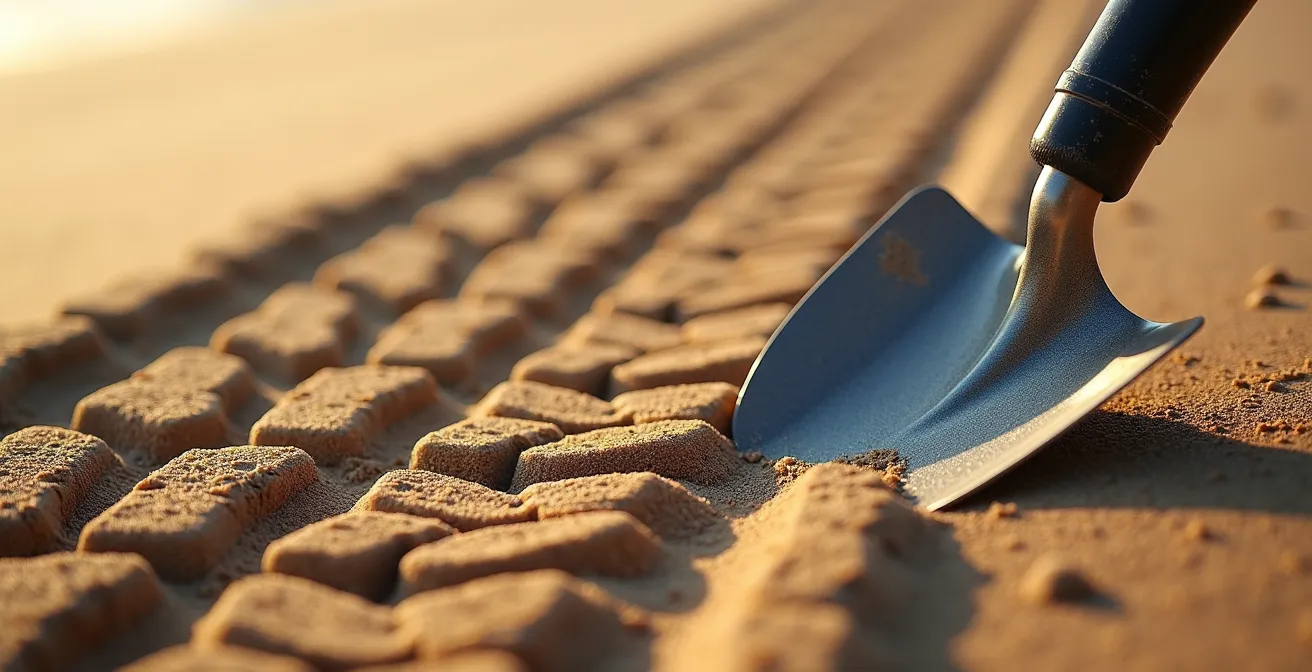 Kit de désensablement pour voiture sur plage avec pelle et plaques